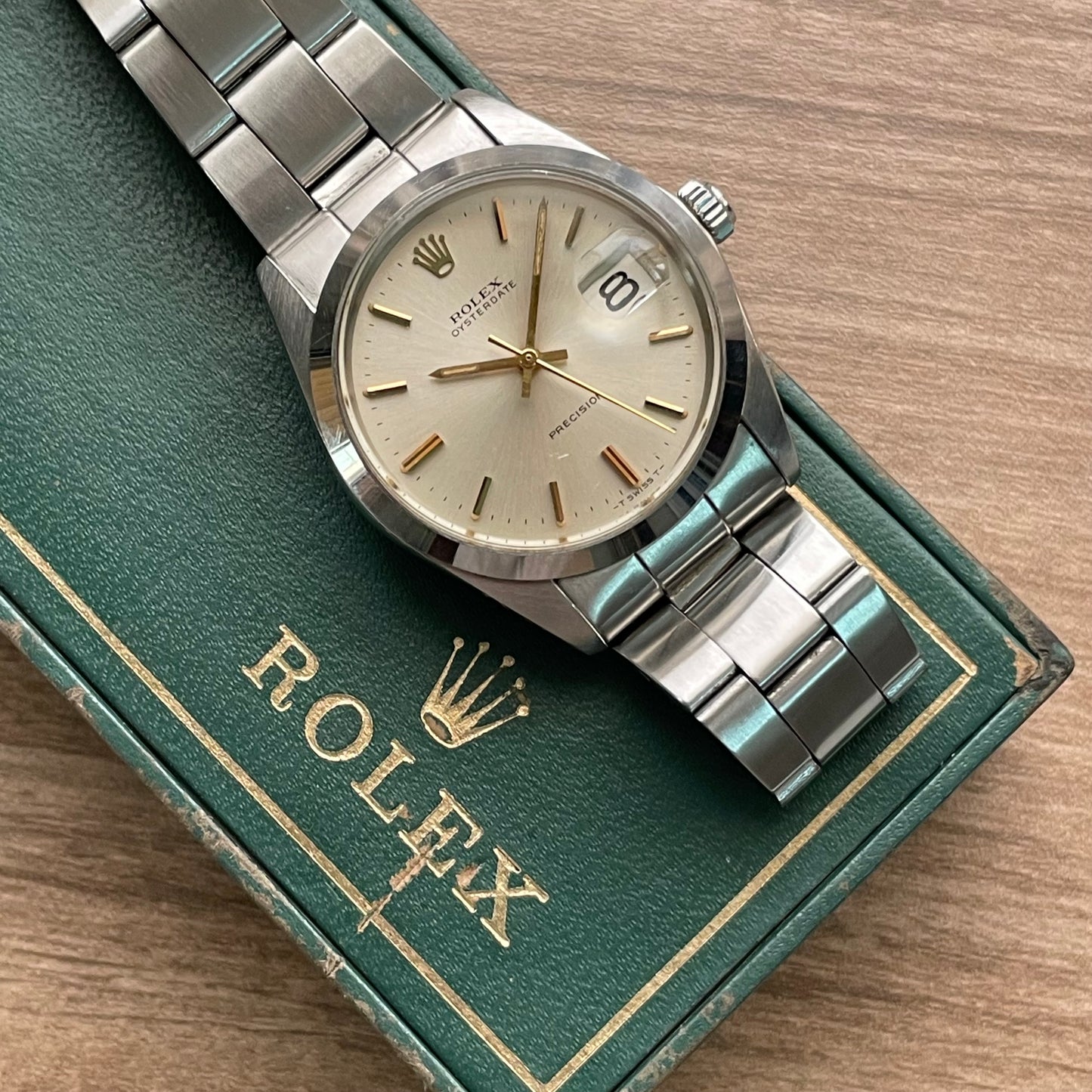Rolex Oysterdate Precision 6694 W/Box