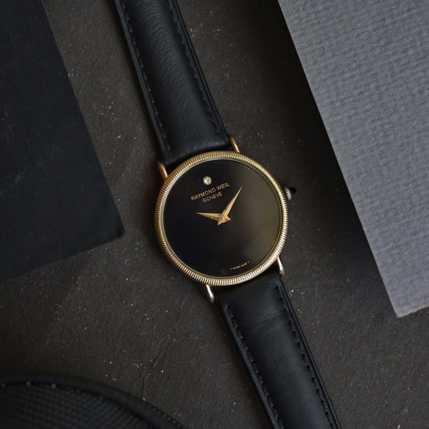 Raymond Weil Black Mechanical 18kt Gold Plated