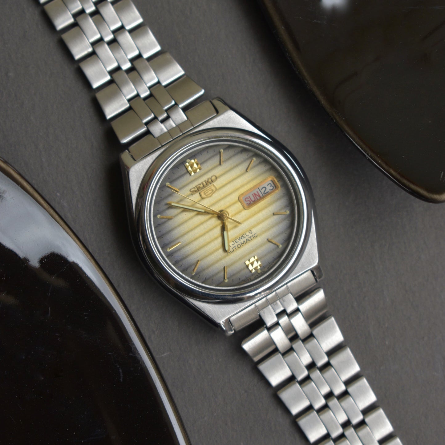 Vintage Seiko 5 Automatic Gradient Dial