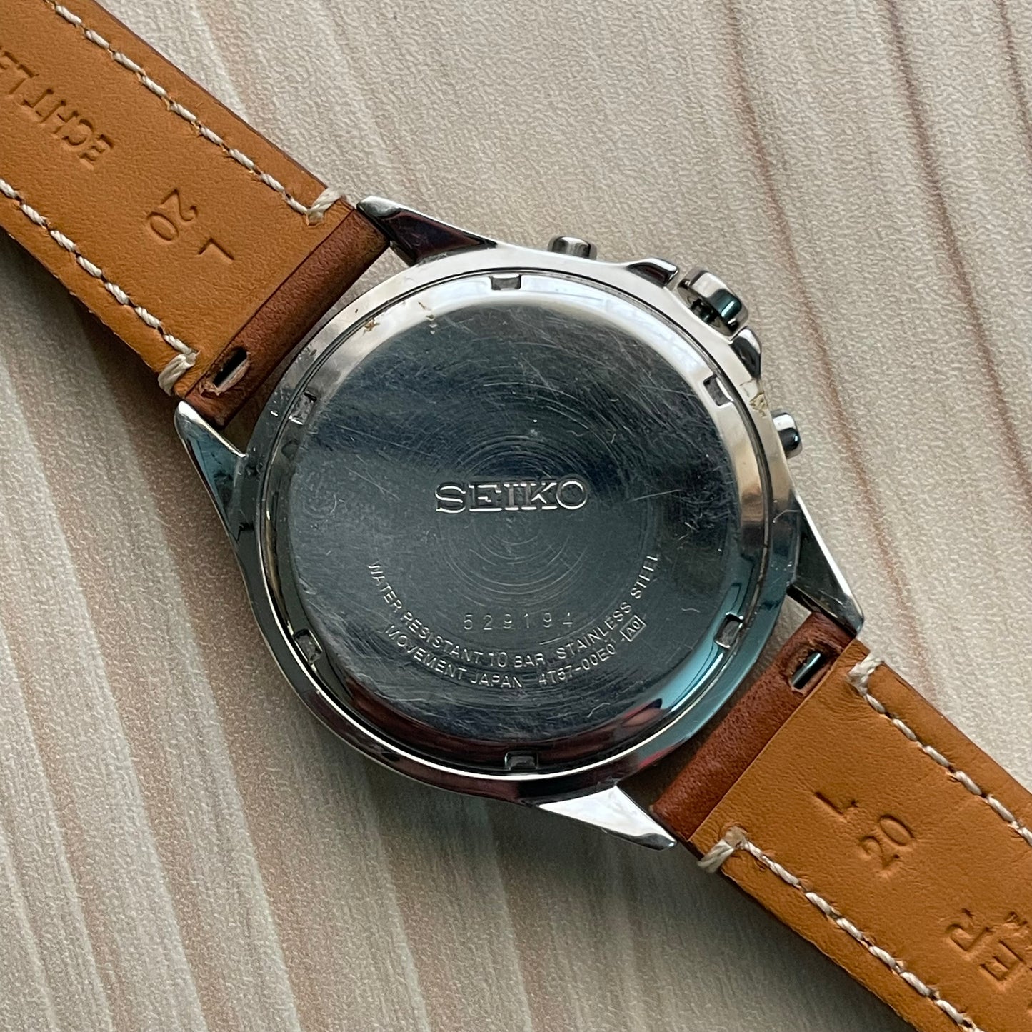 Seiko Chronograph Reverse Panda