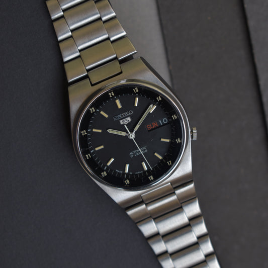 Seiko 5 Automatic Black Railway 7S26/7009-3160