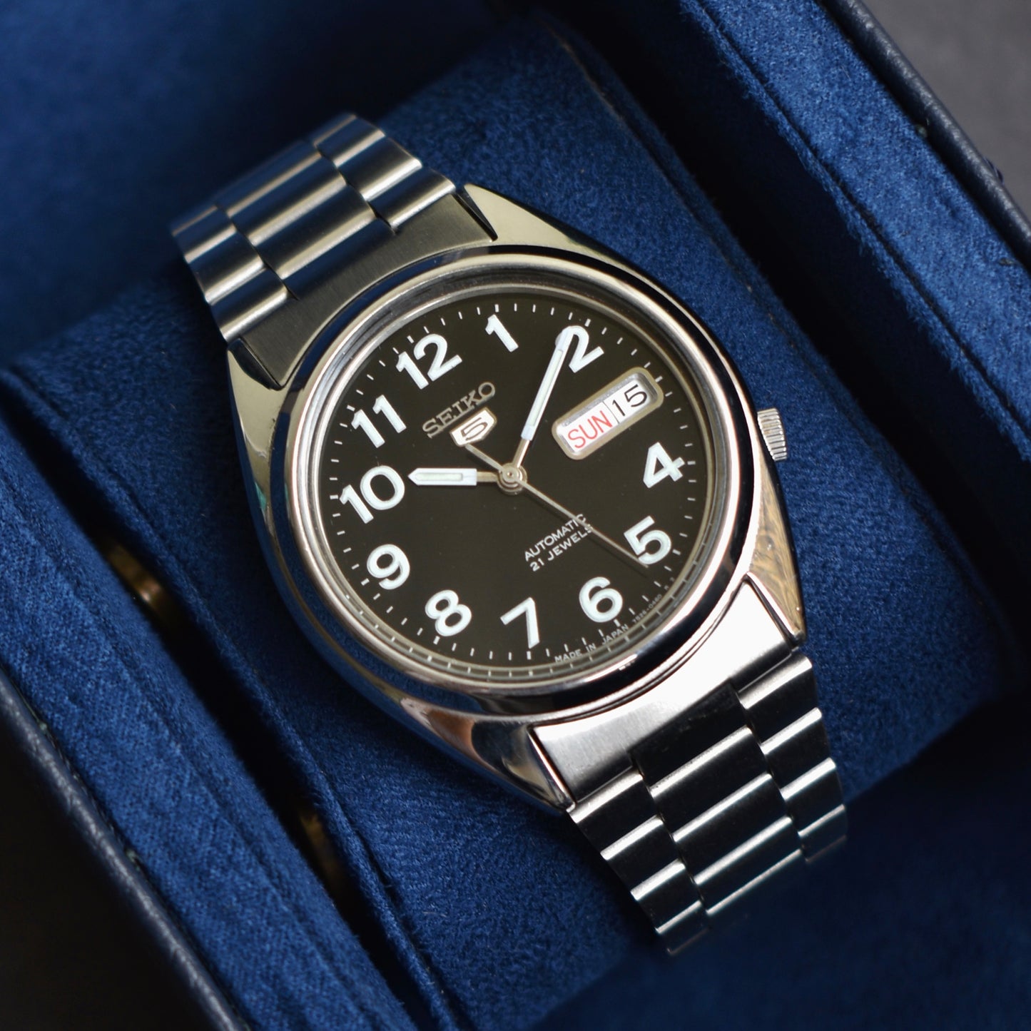 Seiko 5 Automatic SNXP19 Black Numeric Dial