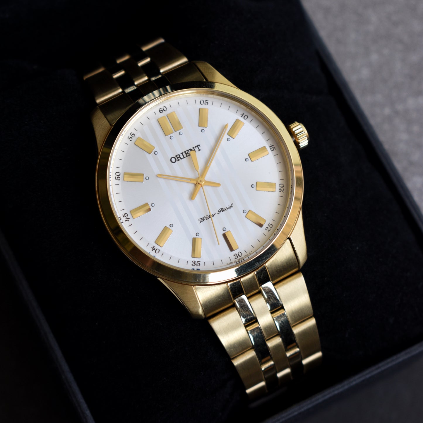 Orient Quartz Linen Dial W/Box