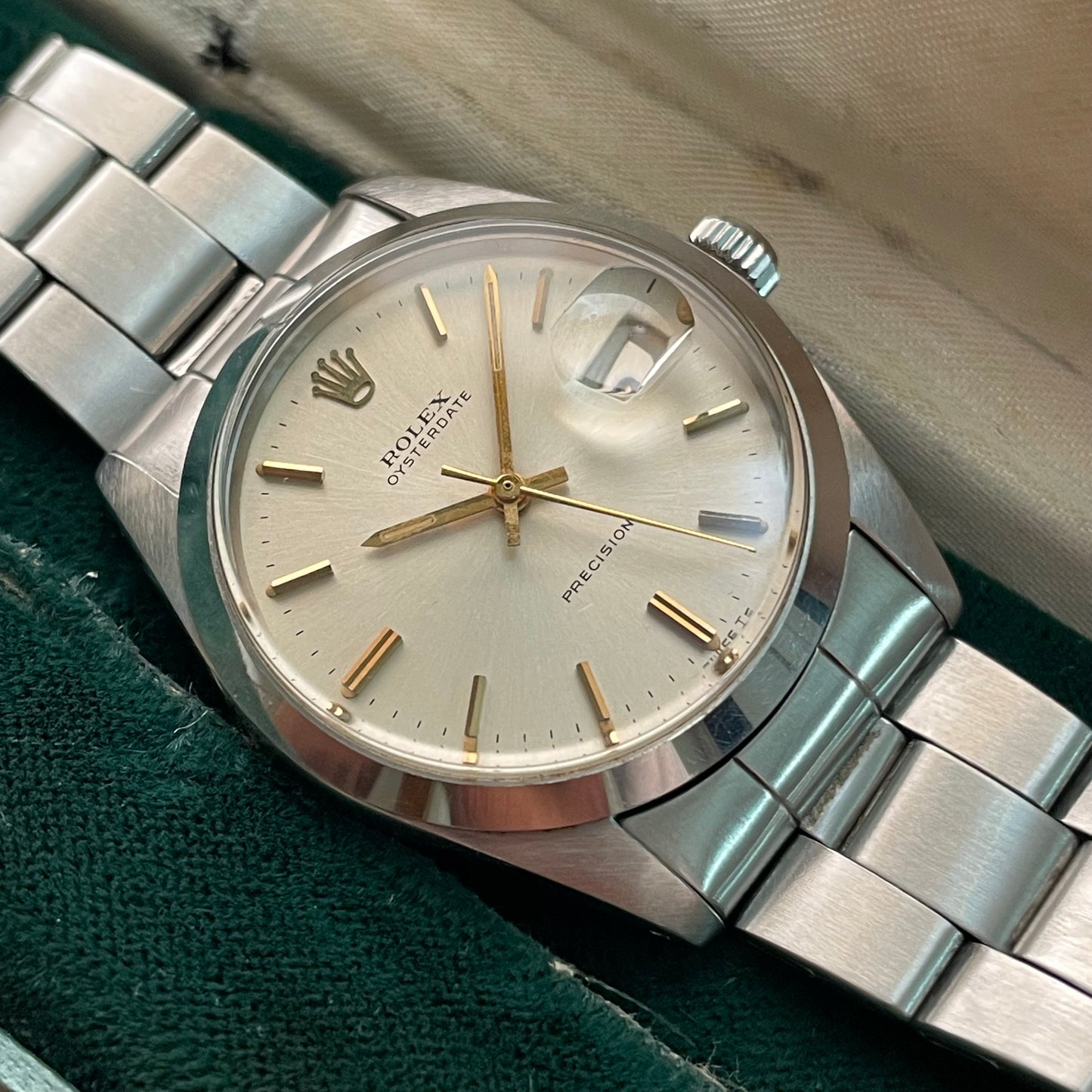 Rolex Oysterdate Precision 6694 W/Box