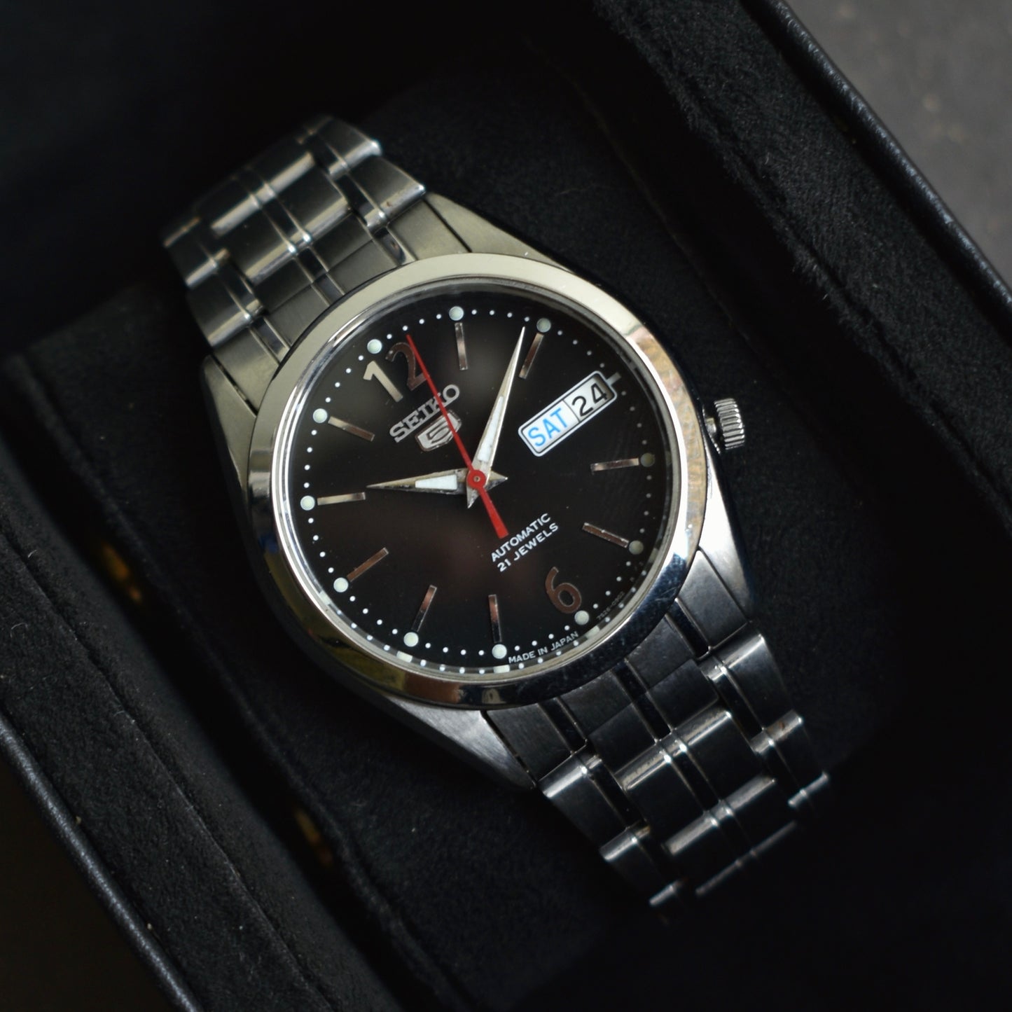 Seiko 5 Automatic Black SNKF01J1