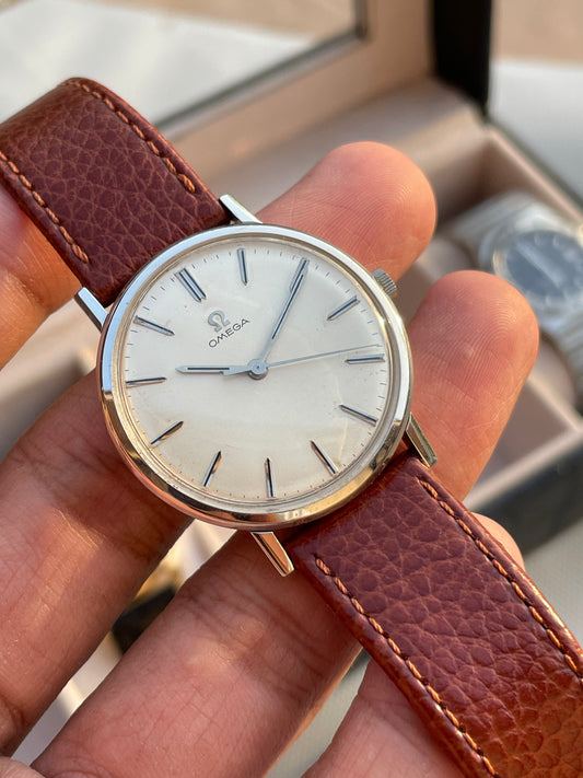 Omega Geneve Manual Wind – Elegant Vintage Swiss Watch from Zaeem Watches