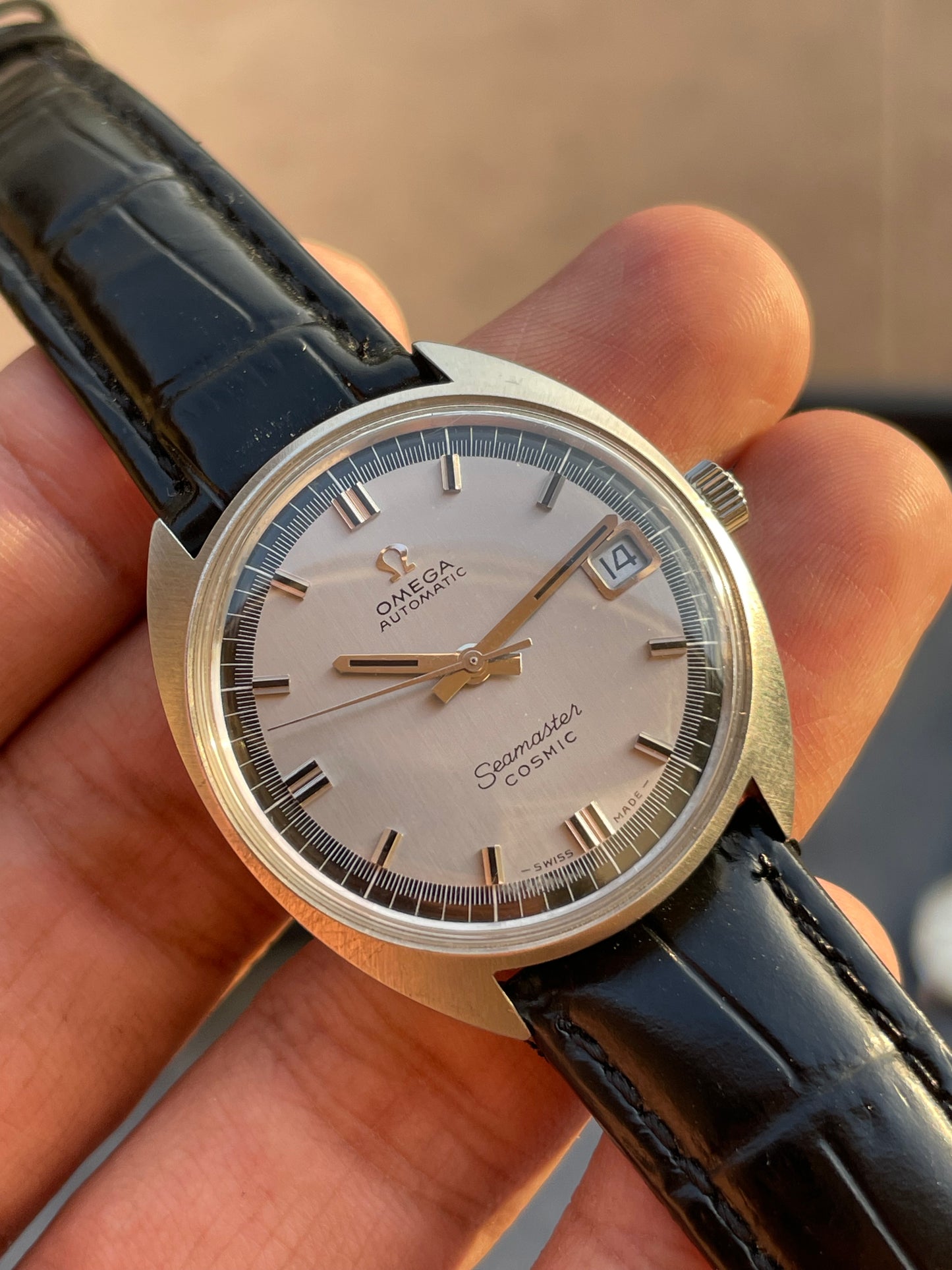 1960s Omega Seamaster Cosmic 166.023 – Vintage Swiss Dive Watch from Zaeem Watches
