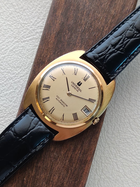 Universal Geneve Gilt Shadow – Ultra-Thin Dress Watch with Gold Dial from Zaeem Watches