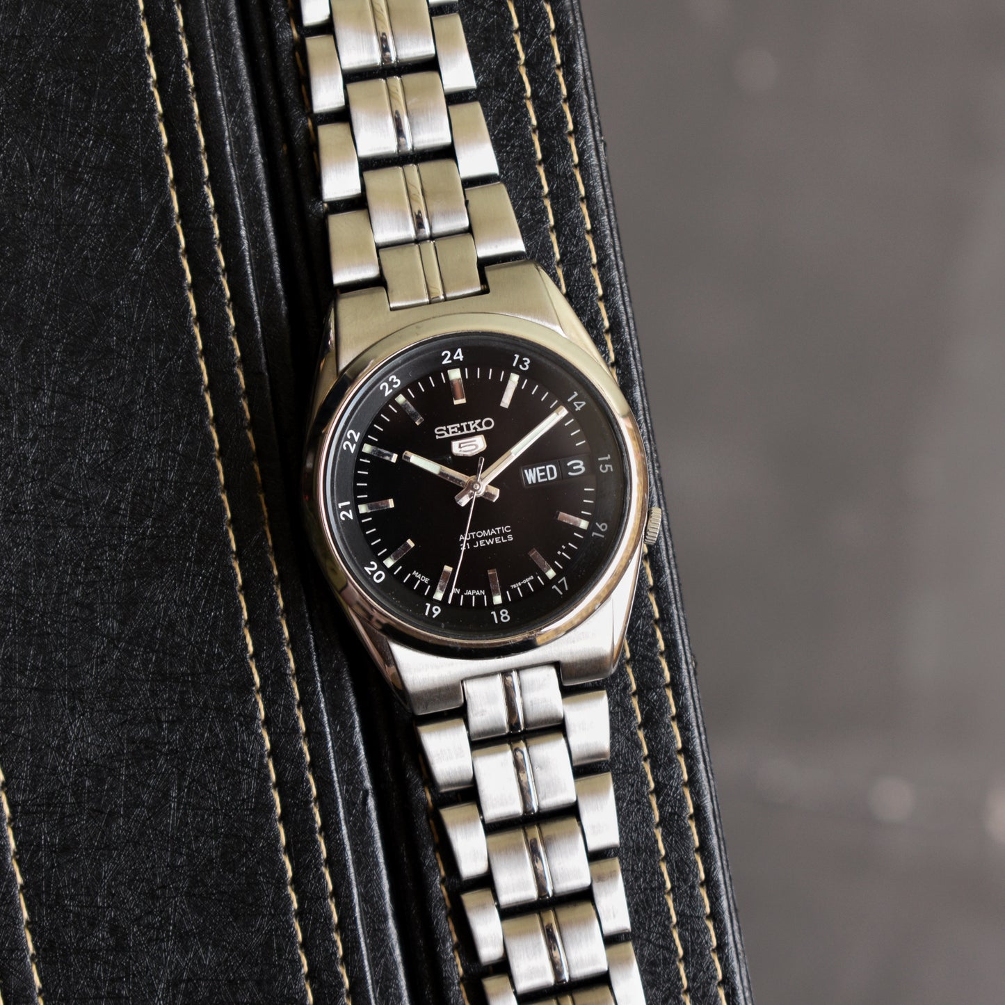 Seiko 5 Automatic SNK567J1 Black Railway