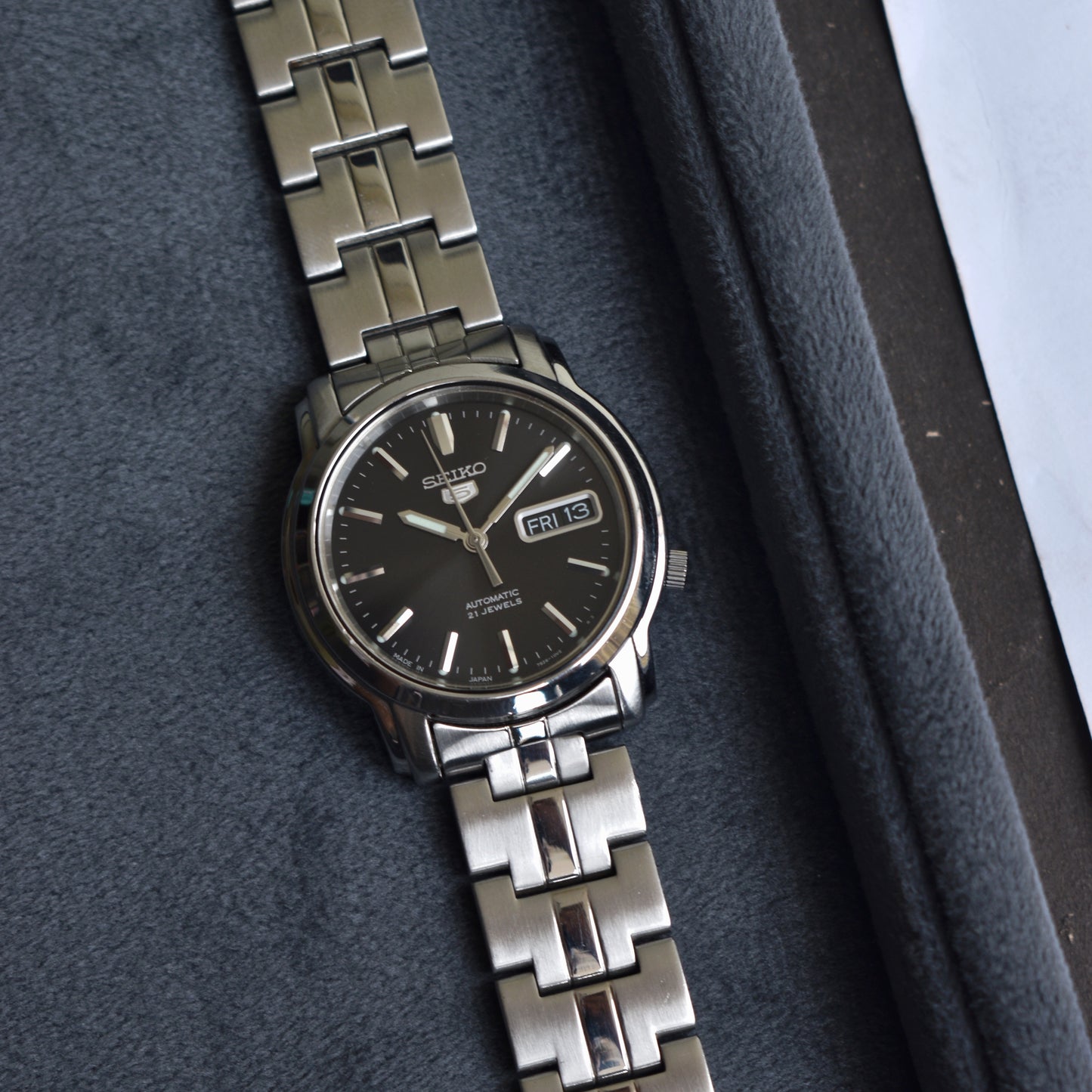 Seiko 5 Automatic Black SNKK71K1