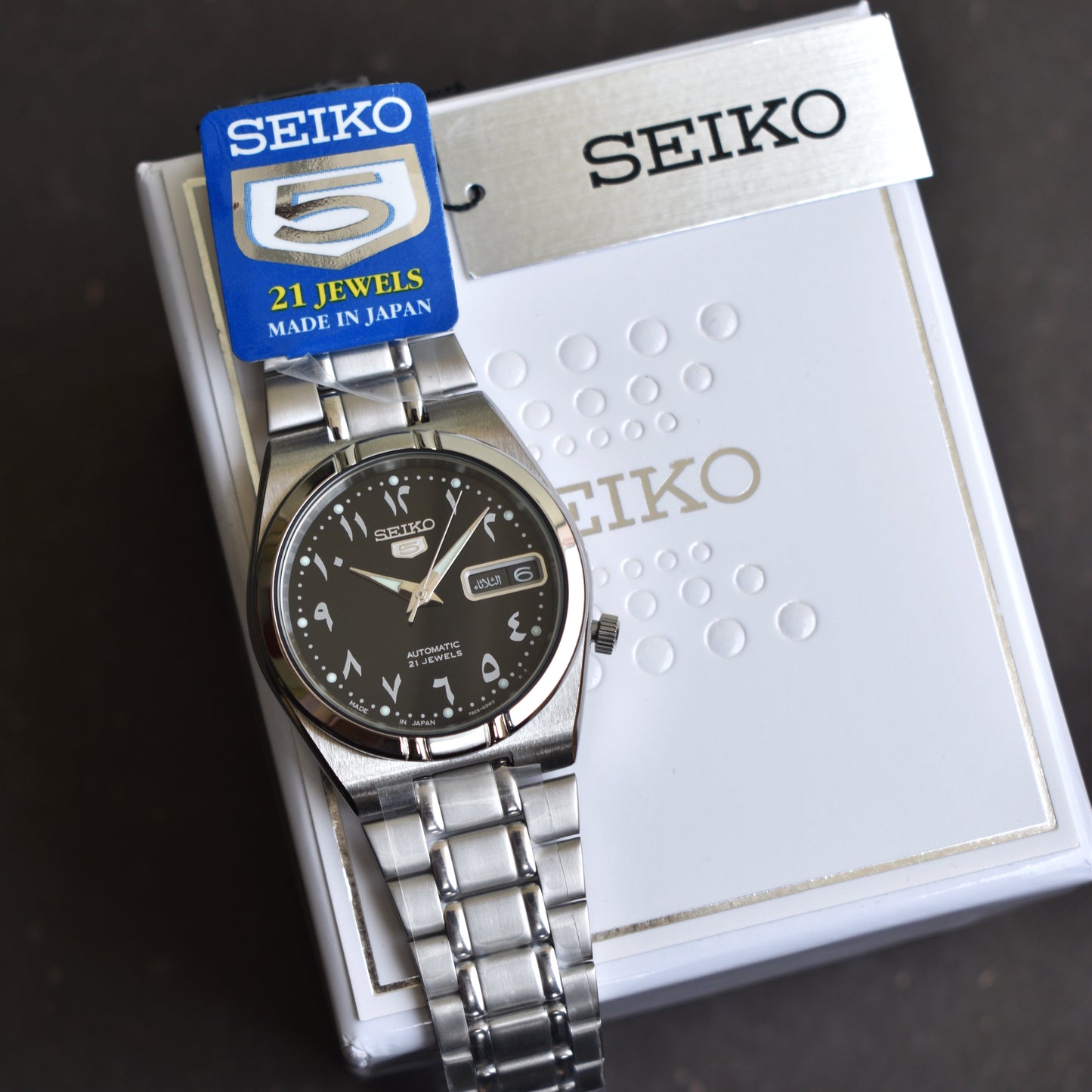 New/Old Stock Seiko 5 Automatic SNK063J5 W/Box
