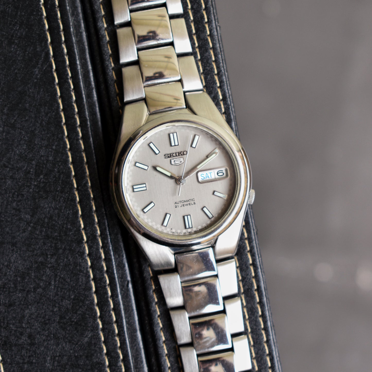 Seiko 5 Automatic SNK627 Grey Sunburst