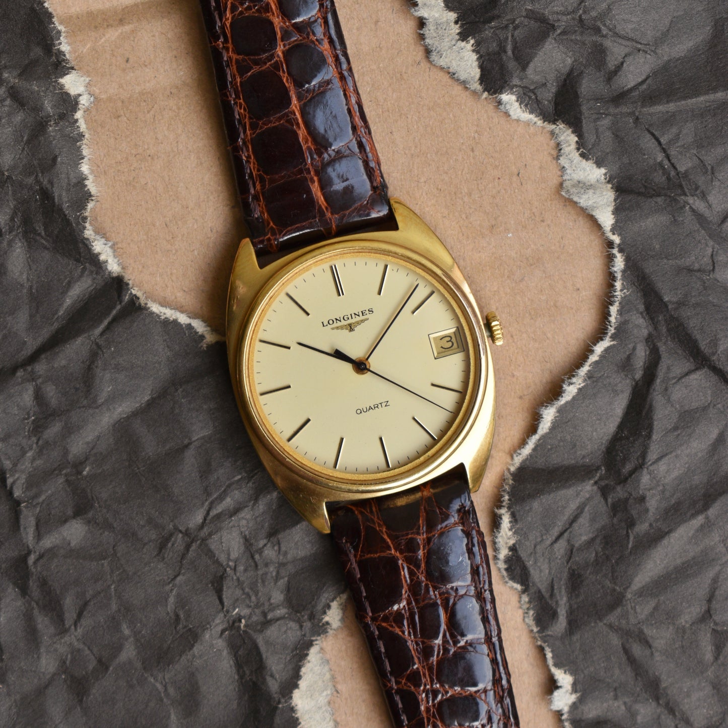 Longines Quartz C Shaped Case 729.4829