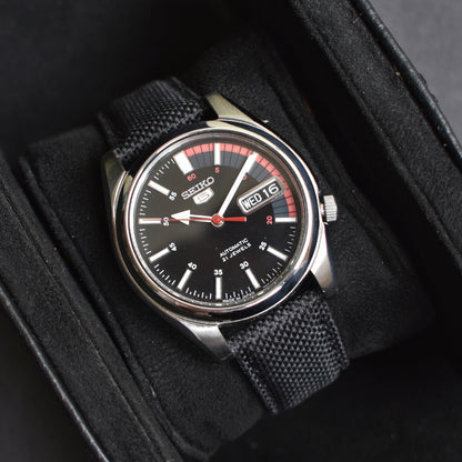 Seiko 5 Automatic SNK375K Black Racer