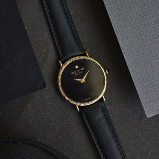 Raymond Weil Black Mechanical 18kt Gold Plated