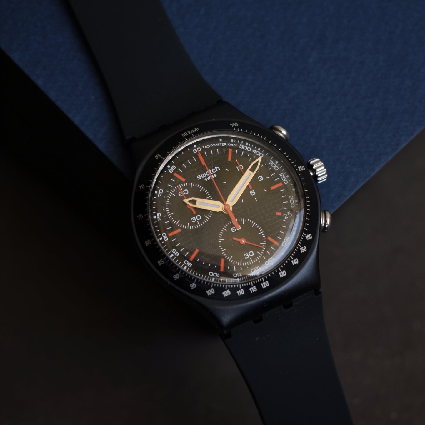 Swatch Swiss Irony Black Coat YCB4019