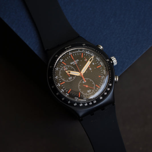 Swatch Swiss Irony Black Coat YCB4019