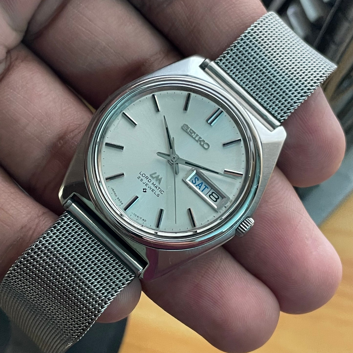 Vintage Seiko Lord Matic 5606-7000