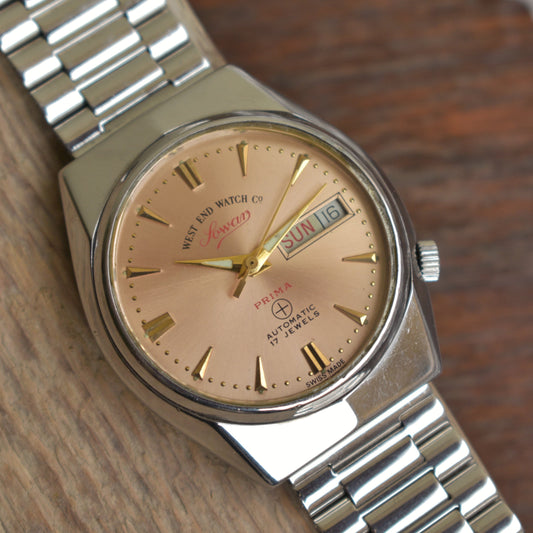 West&Watch Automatic Salmon Dial