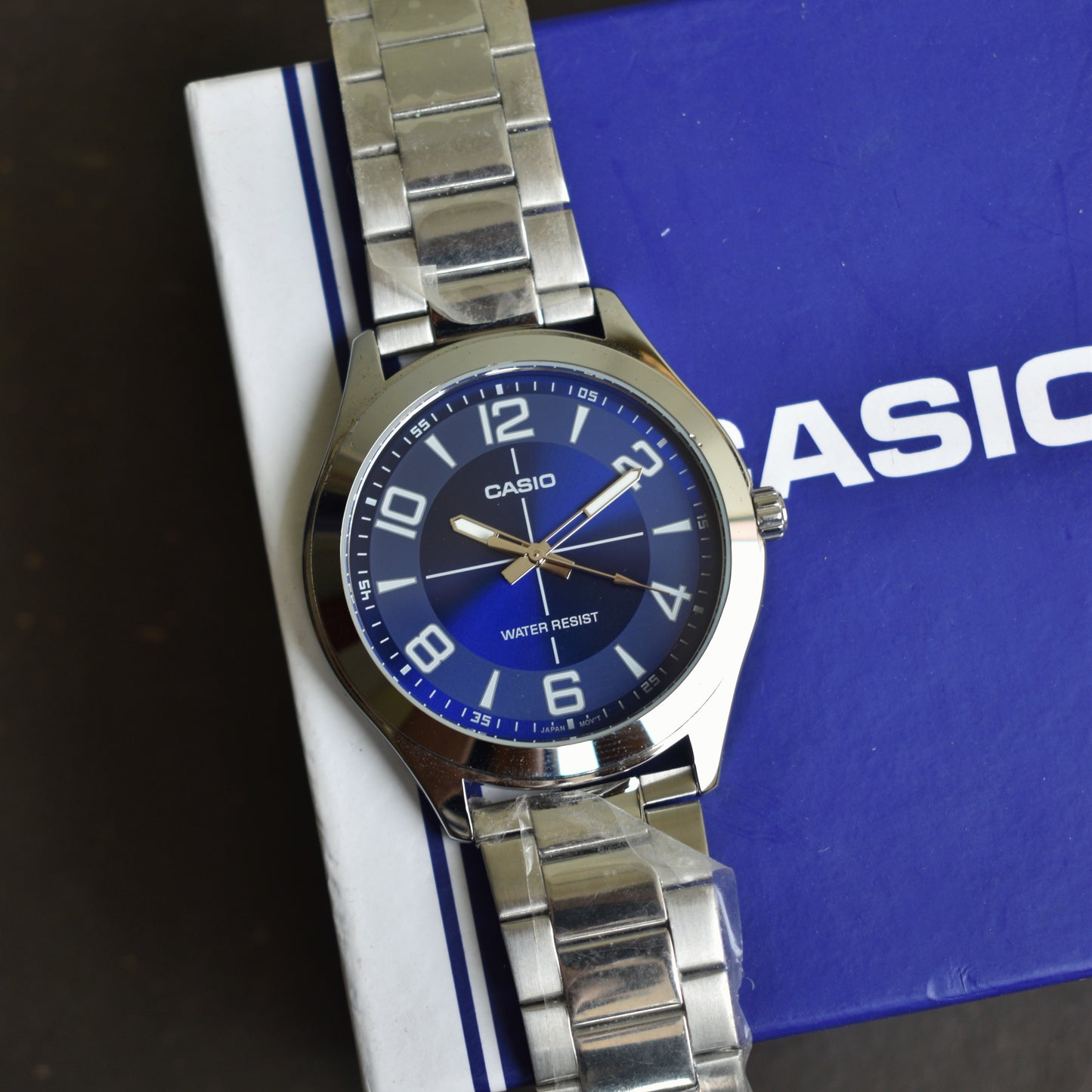 Casio MTP-VX01D-2BUDF Blue Dial