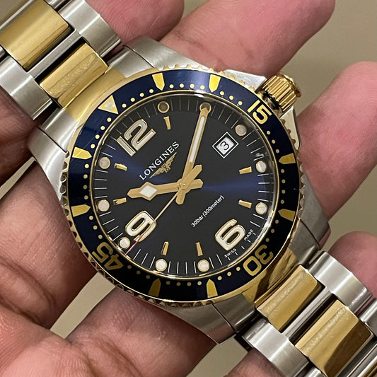 Longines HydroConquest 41MM Quartz Blue Dial L3.740.3