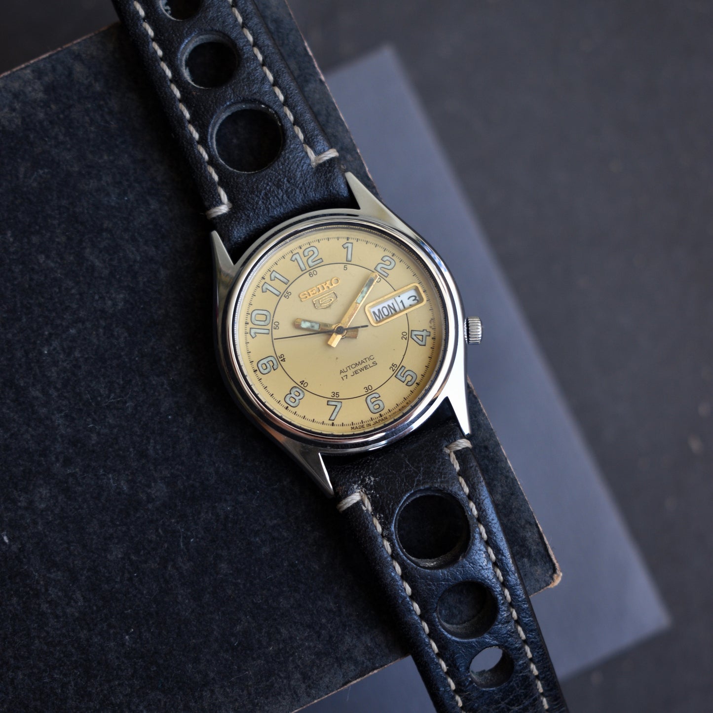 Vintage Seiko 5 Automatic Military Dial 7S26-3100