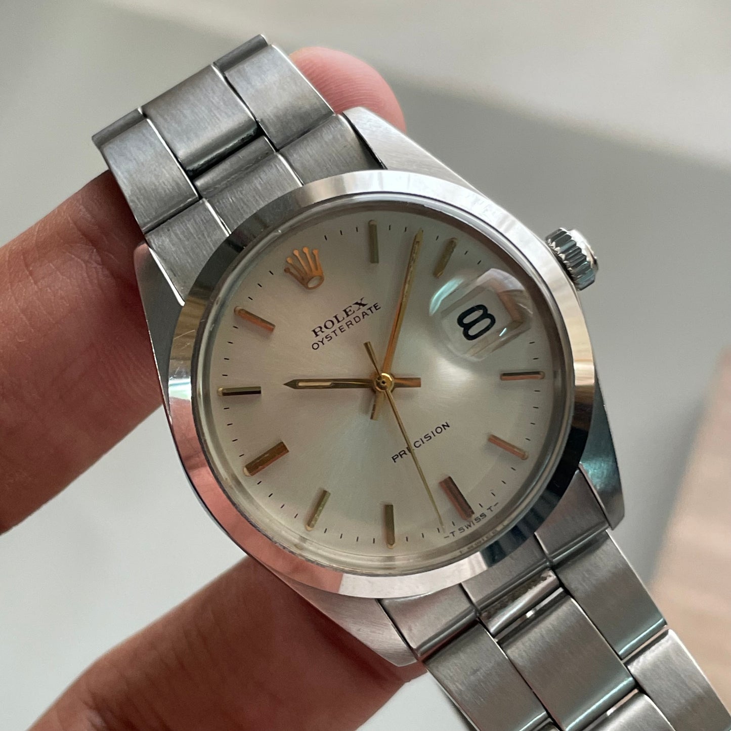 Rolex Oysterdate Precision 6694 W/Box
