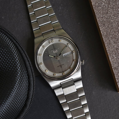 Seiko 5 Automatic Railway Time Linen
