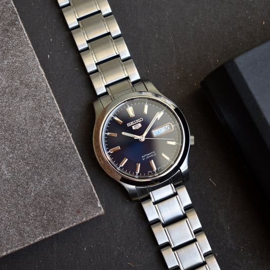 Seiko 5 Automatic SNK739 Blue Sunburst