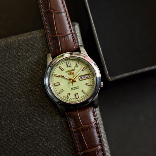 Seiko 5 Automatic SNKK19 Jumbo Full Lume W/Strap