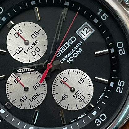 Seiko Chronograph Reverse Panda
