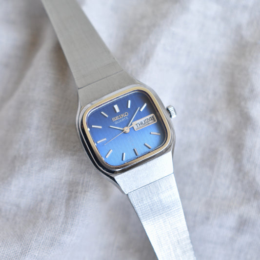 Seiko Blue Gradient Square For Her