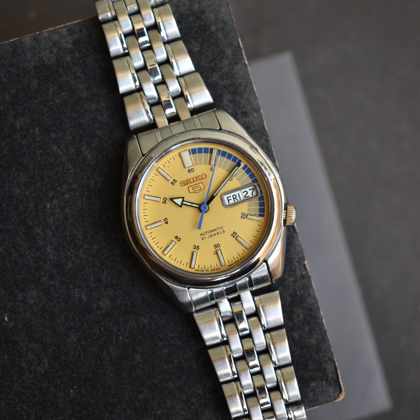 Seiko 5 Automatic SNK373 Yellow Racer