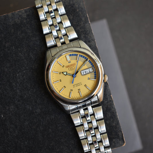 Seiko 5 Automatic SNK373 Yellow Racer
