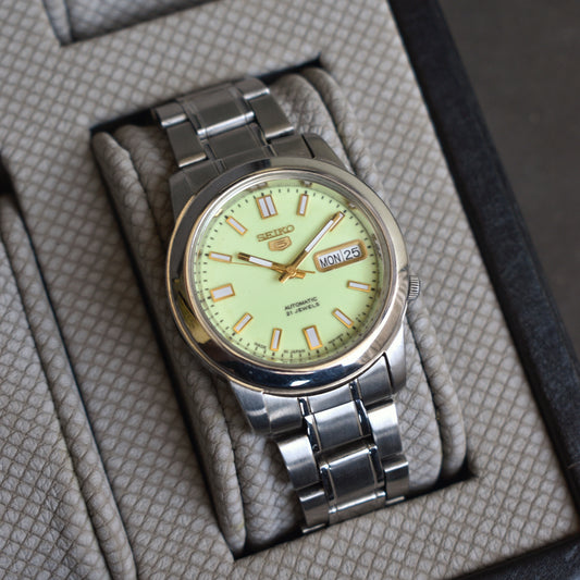Seiko 5 Automatic SNKK19 Jumbo Full Lume