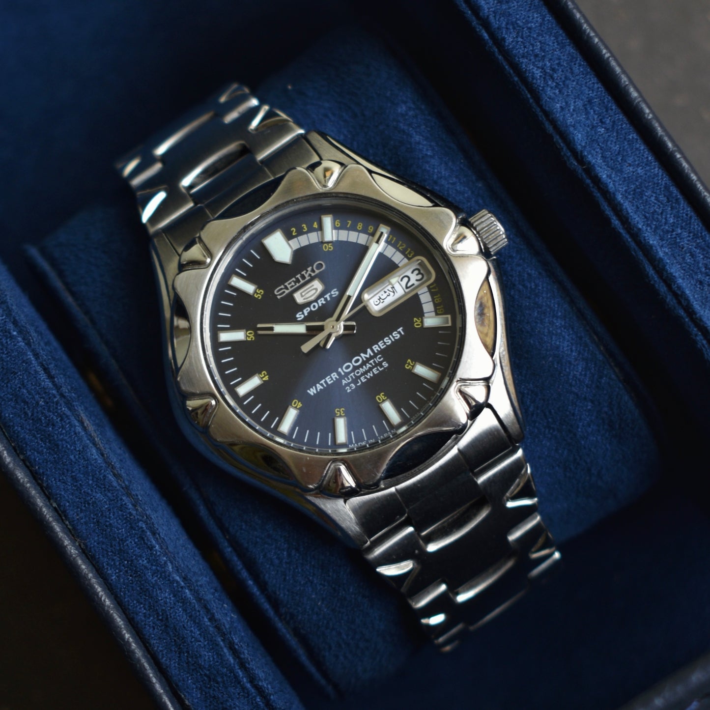 Seiko 5 Automatic SNZ447J1 Blue Speedracer