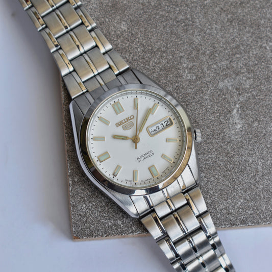 Seiko 5 Automatic White 7S26-03B0