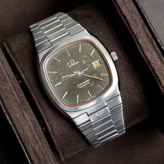 Vintage 70's Omega Seamaster Quartz TV Dial