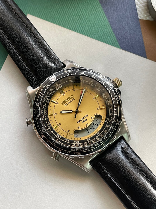 Seiko Sports Ana-Digi 150m – Dual Display Dive Watch from Zaeem Watches