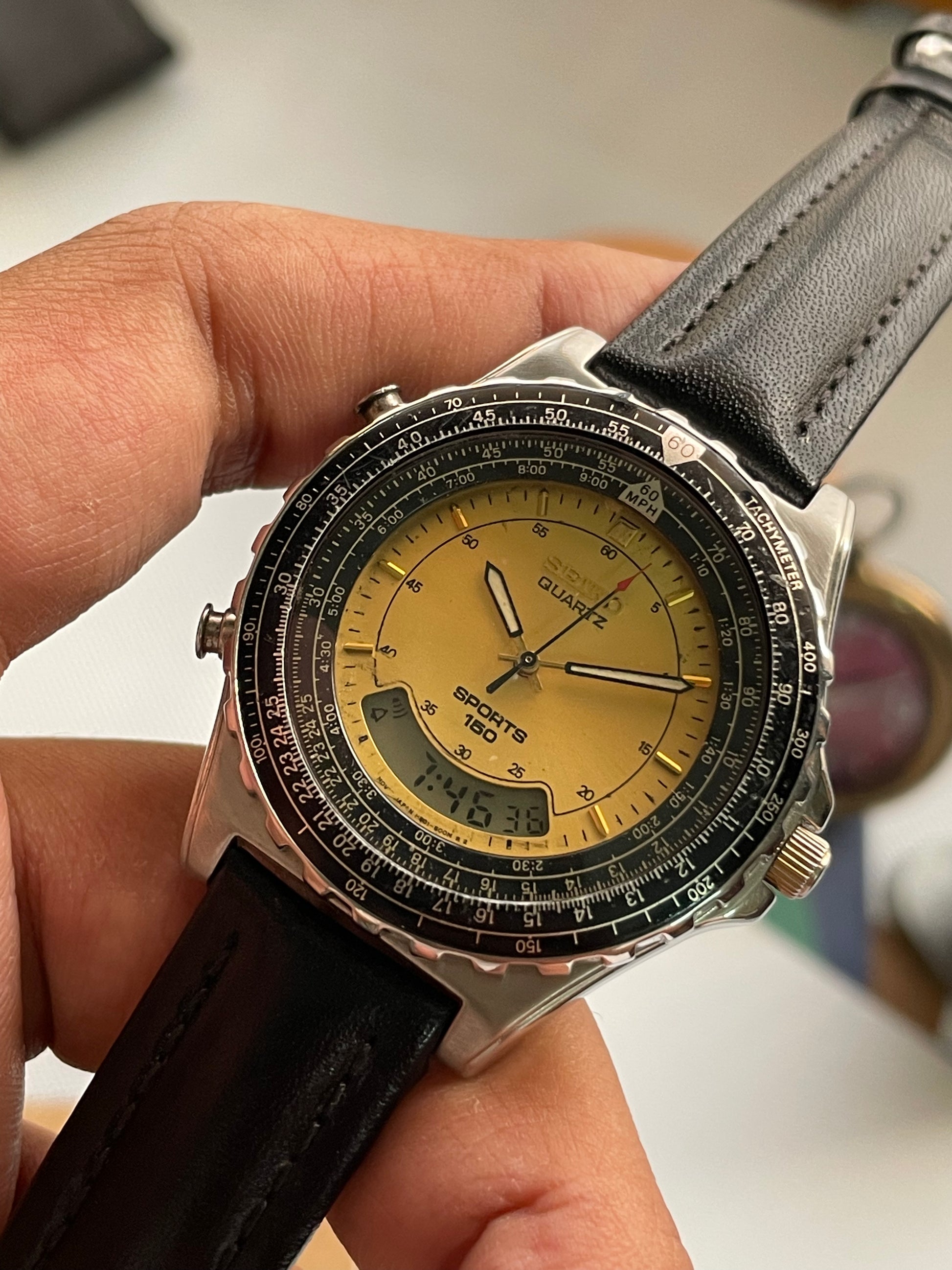 Seiko Sports Ana-Digi 150m – Dual Display Dive Watch from Zaeem Watches