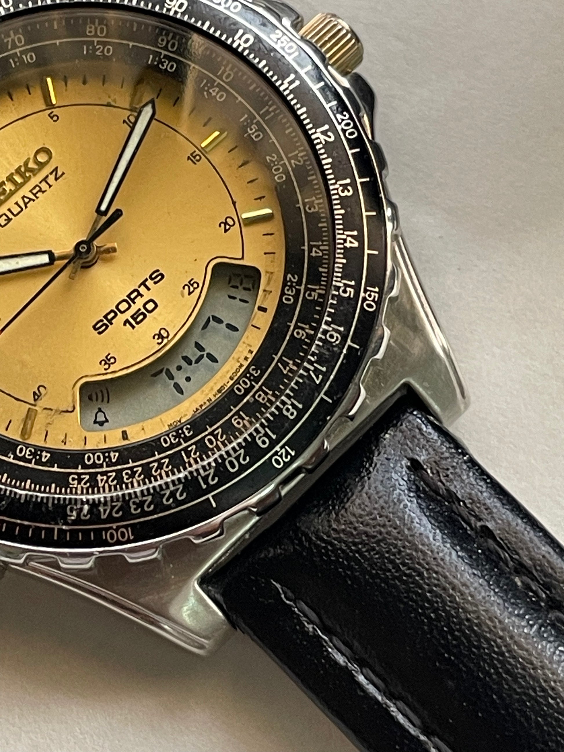 Seiko Sports Ana-Digi 150m – Dual Display Dive Watch from Zaeem Watches