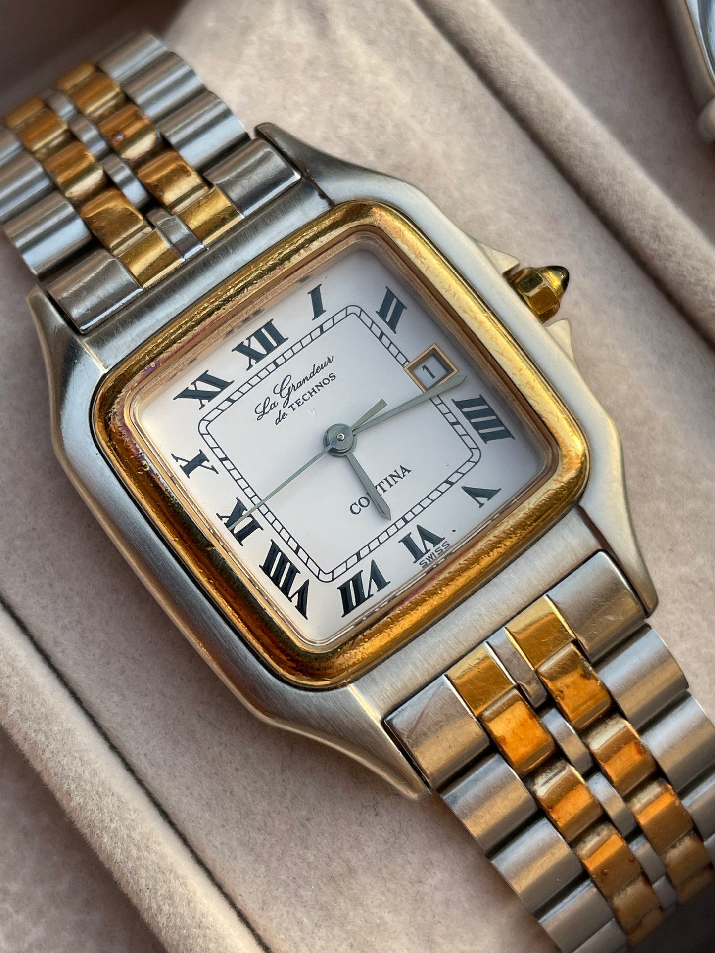 La Grandeur de TECHNOS – Panthère Homage Watch – Vintage-Inspired from Zaeem Watches