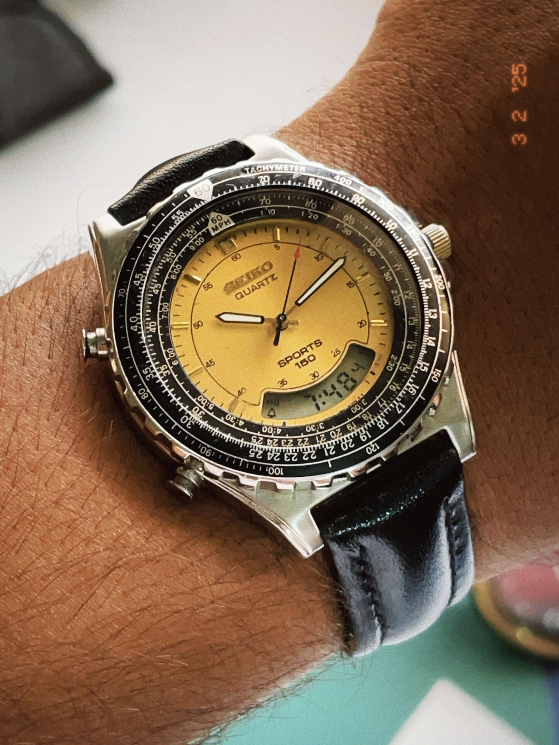 Seiko Sports Ana-Digi 150m – Dual Display Dive Watch from Zaeem Watches