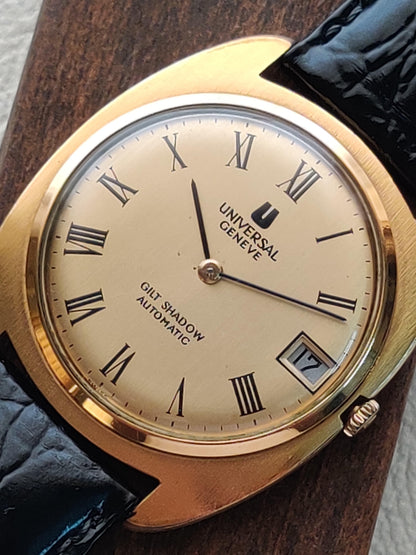 Universal Geneve Gilt Shadow – Ultra-Thin Dress Watch with Gold Dial from Zaeem Watches