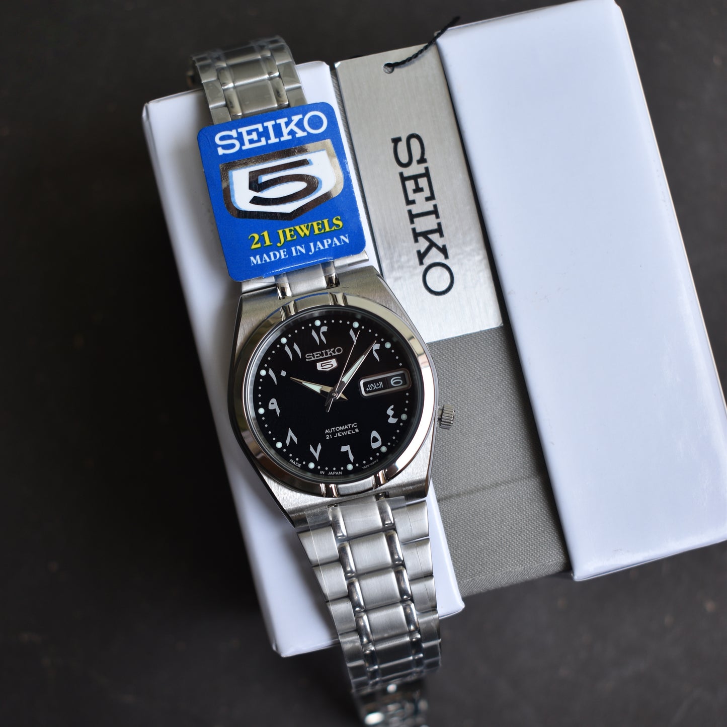 New/Old Stock Seiko 5 Automatic SNK063J5 W/Box