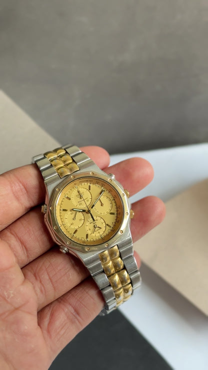 Vintage Seiko Quartz Chronograph Octagon
